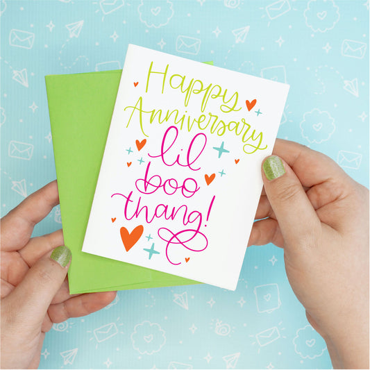 Lil Boo Thang Anniversary Greeting Card