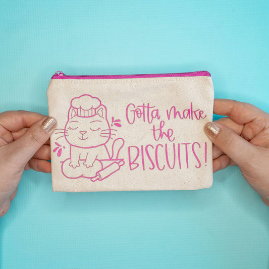 Cosmetic Pouch - Make the Biscuits