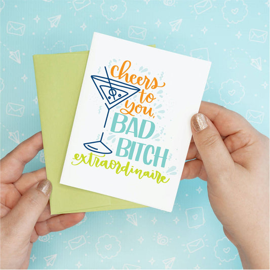 Bad Bitch Greeting Card