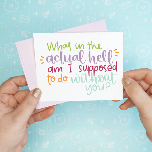 Actual Hell Greeting Card