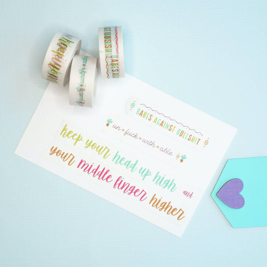 Snarky Washi Tape 3-pack