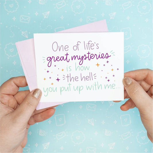 Great Mysteries Greeting Card