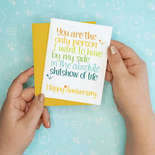 Shitshow Anniversary Greeting Card
