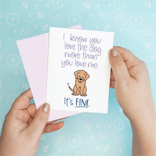 Love the Dog Greeting Card