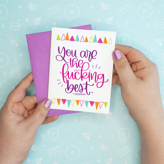 Fucking Best Thank You Greeting Card