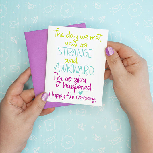 Strange and Awkward Anniversary Greeting Card